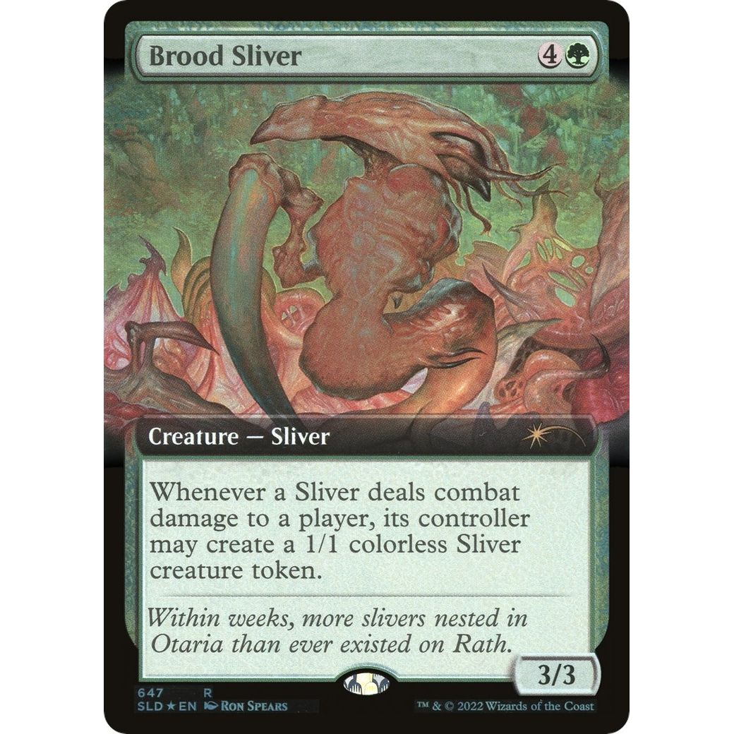 Image for Brood Sliver (Extended Art) (647) (SLD) - Magic: The Gathering