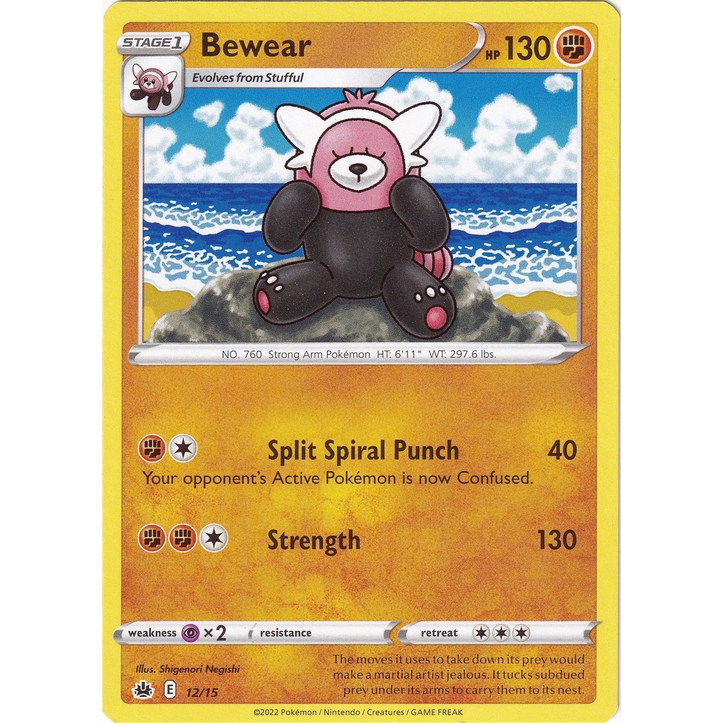Image for Bewear (012/015) (MCD22) - Pokemon