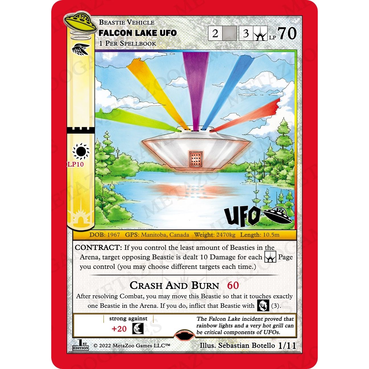 Image for Falcon Lake UFO (1/11) (UFOFE-RE) - MetaZoo