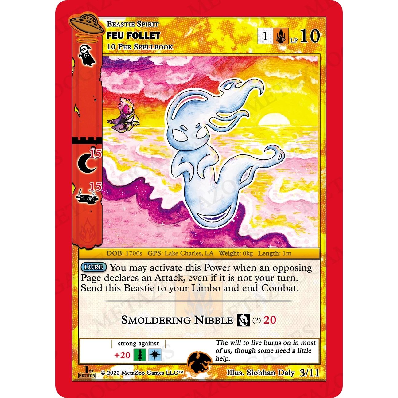 Image for Feu Follet (3/11) (UFOFE-TD) - MetaZoo