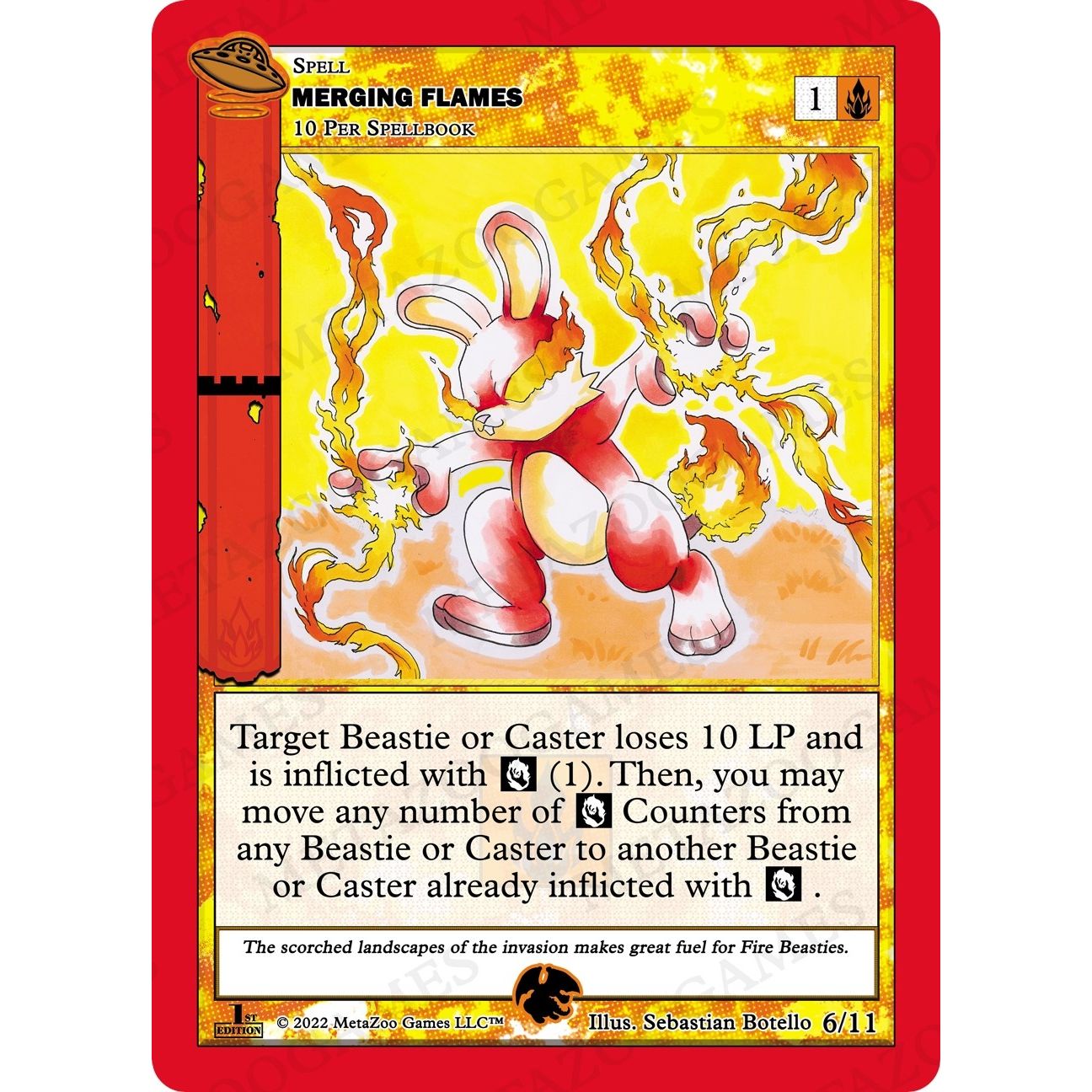 Image for Merging Flames (6/11) (UFOFE-TD) - MetaZoo
