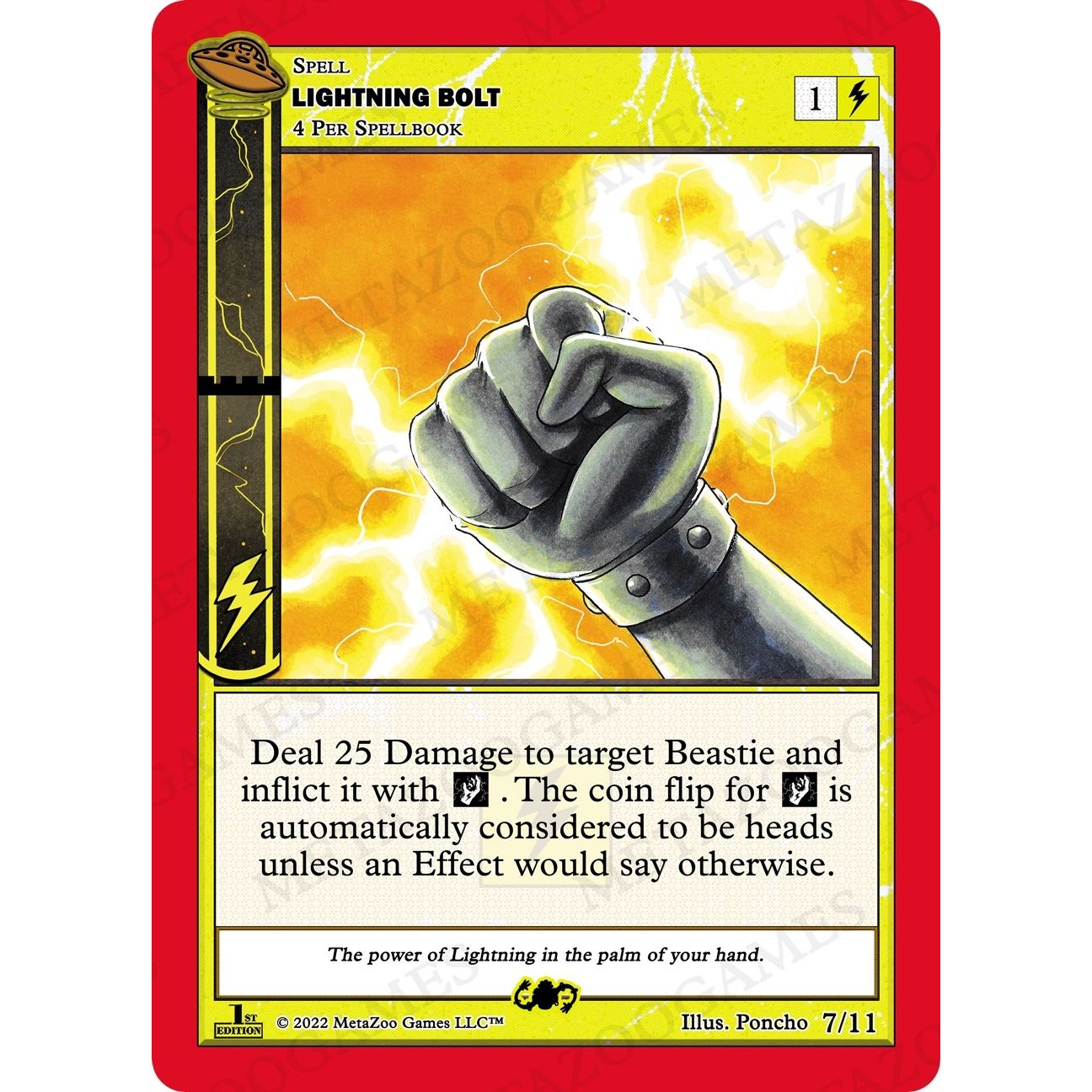 Image for Lightning Bolt (7/11) (UFOFE-TD) - MetaZoo