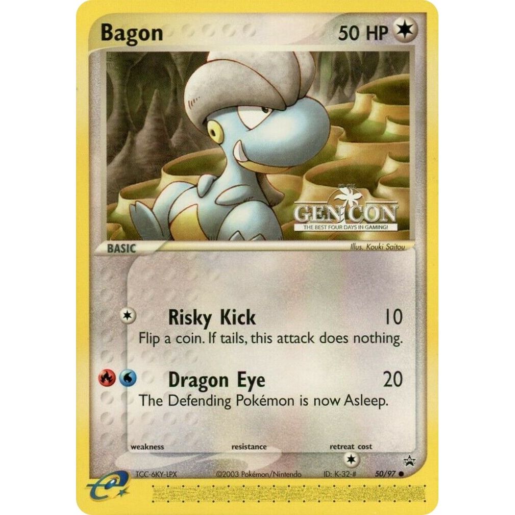 Image for Bagon - 50/97 (Gen Con 2004 Promo) (50/97) (PR) - Pokemon