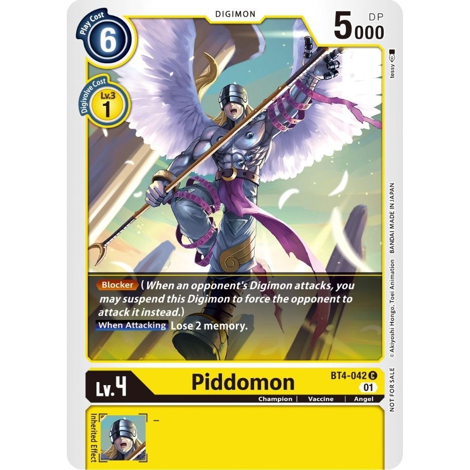 Image for Piddomon (Winner Pack X Record) (BT4-042 C) (BT04) - Digimon Card Game