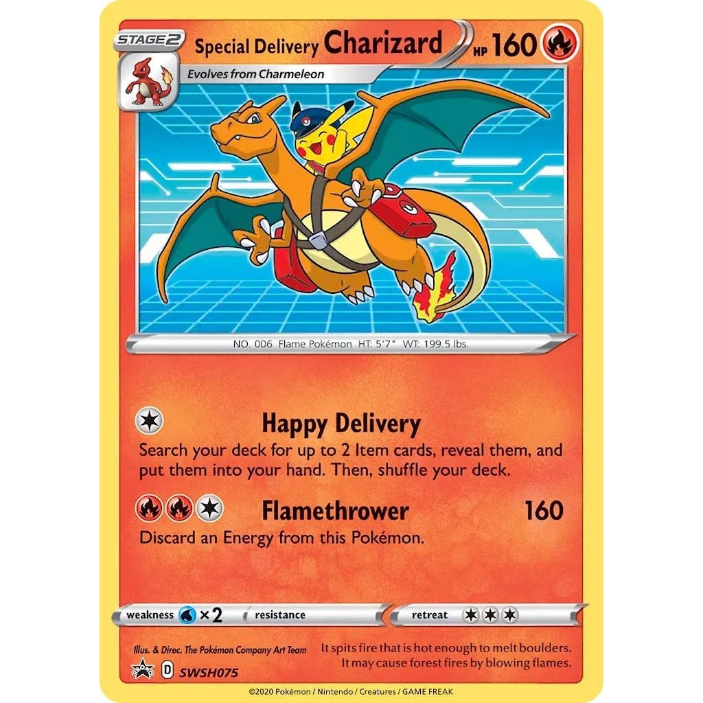 Image for Special Delivery Charizard - SWSH075 (SWSH075) (SWSD) - Pokemon
