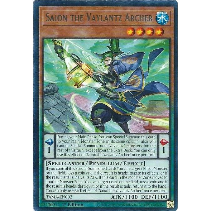Image for Saion the Vaylantz Archer (TAMA-EN002) (TAMA) - YuGiOh