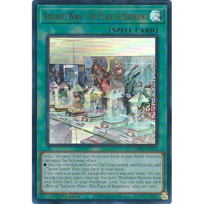 Image for Vaylantz Wars - The Place of Beginning (TAMA-EN011) (TAMA) - YuGiOh