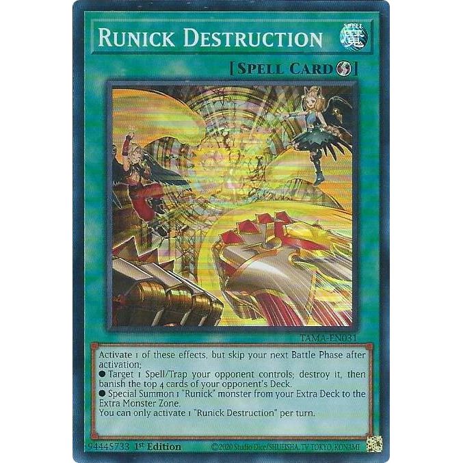Image for Runick Destruction (TAMA-EN031) (TAMA) - YuGiOh
