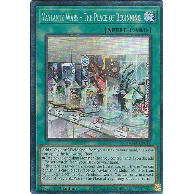 Image for Vaylantz Wars - The Place of Beginning (CR) (TAMA-EN011) (TAMA) - YuGiOh