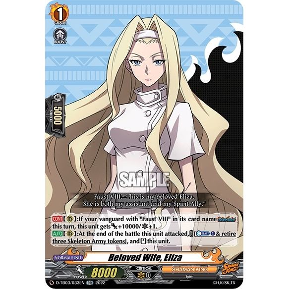 Image for Beloved Wife, Eliza (D-TB03/033EN) (D-TB03) - Cardfight Vanguard