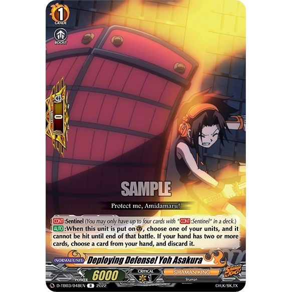 Image for Deploying Defense! Yoh Asakura (D-TB03/048EN) (D-TB03) - Cardfight Vanguard