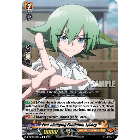 Image for Ever-changing Pendulum, Lyserg (D-TB03/096EN) (D-TB03) - Cardfight Vanguard