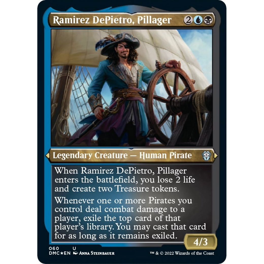 Image for Ramirez DePietro, Pillager (Foil Etched) (60) (DMC) - Magic: The Gathering