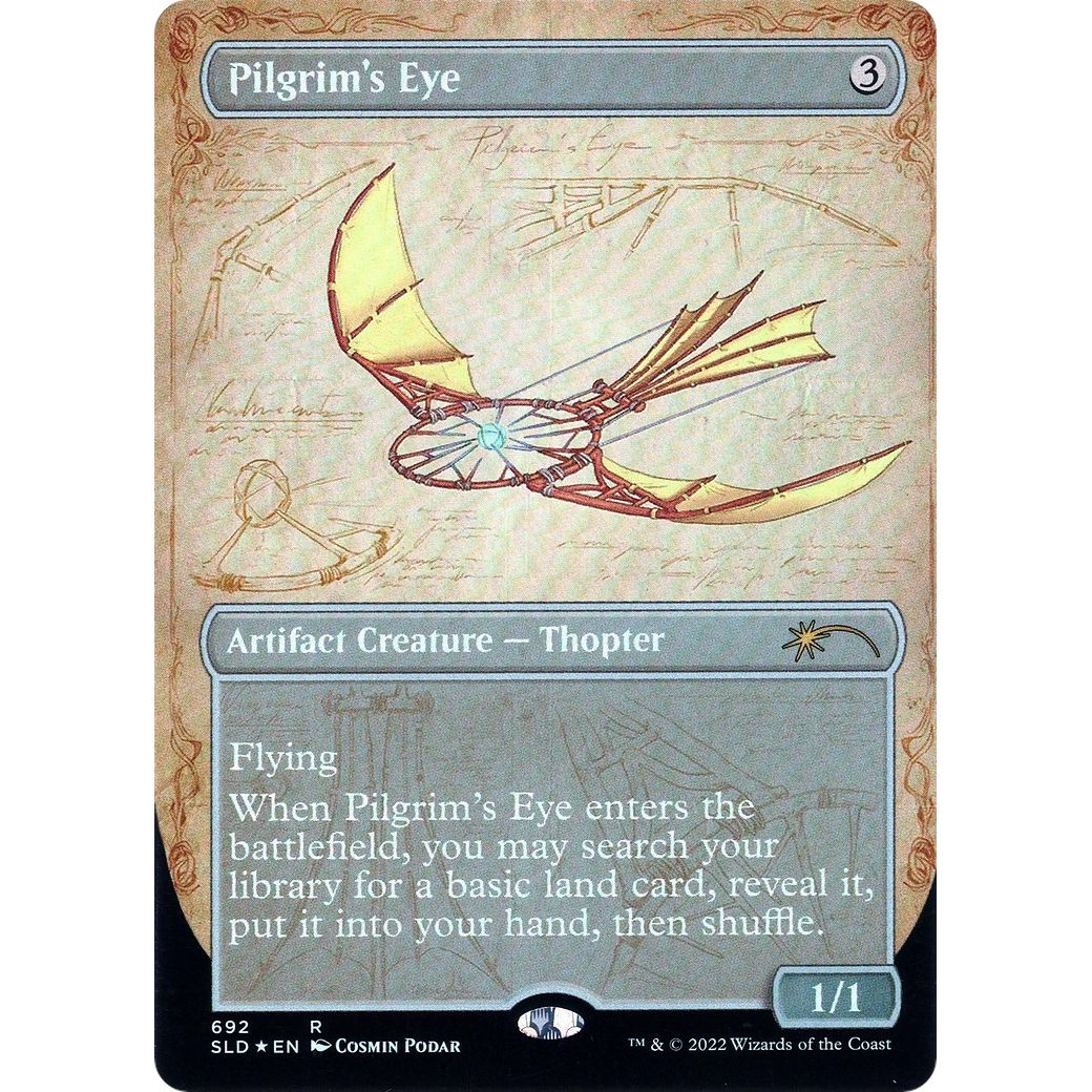 Image for Pilgrim's Eye (Borderless) (692) (SLD) - Magic: The Gathering