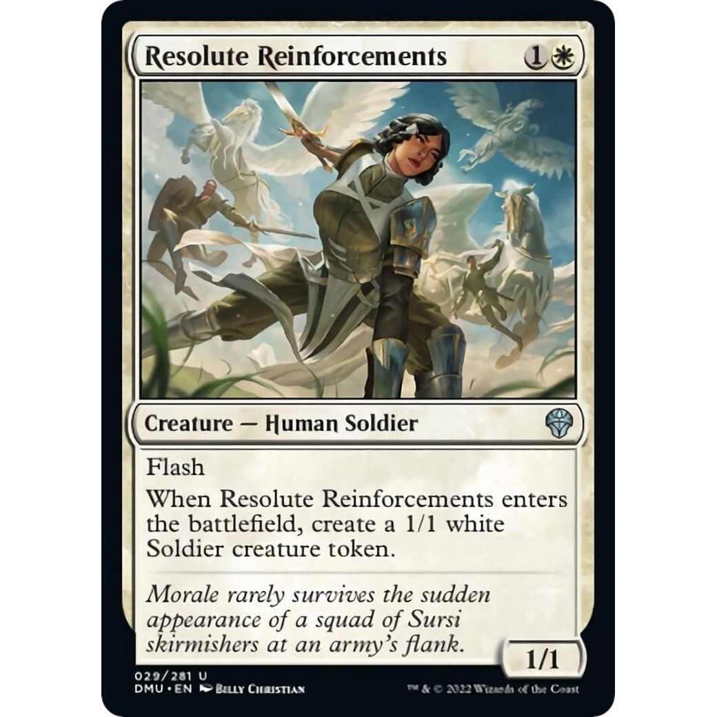 Image for Resolute Reinforcements (29) (DMU) - Magic: The Gathering