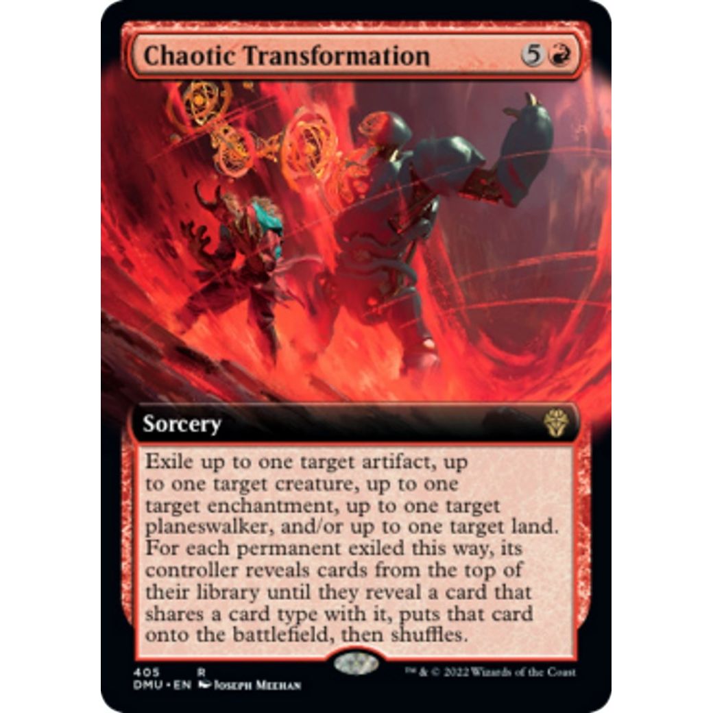 Image for Chaotic Transformation (Extended Art) (405) (DMU) - Magic: The Gathering