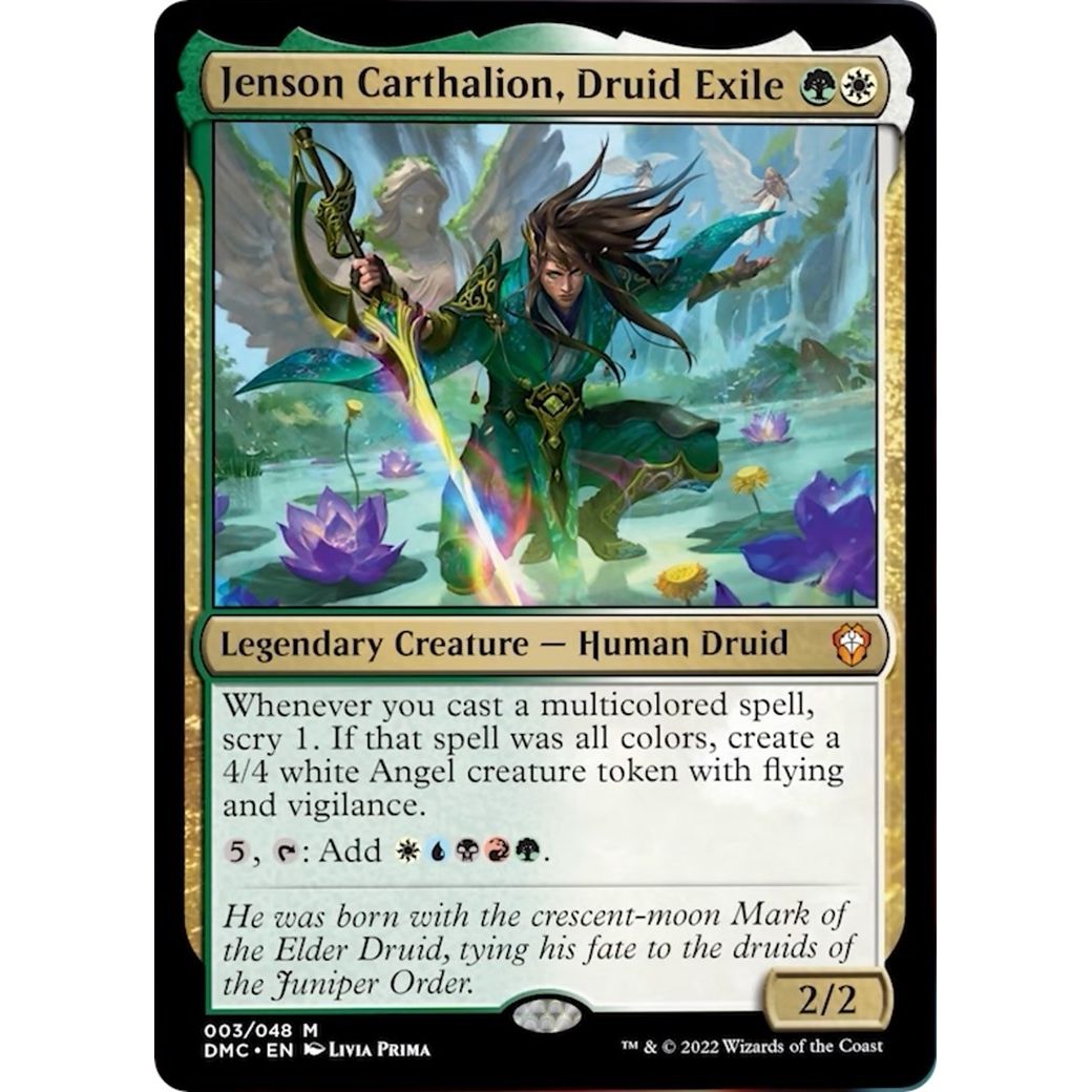 Image for Jenson Carthalion, Druid Exile (3) (DMC) - Magic: The Gathering
