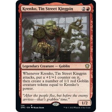 Image for Krenko, Tin Street Kingpin (124) (DMC) - Magic: The Gathering
