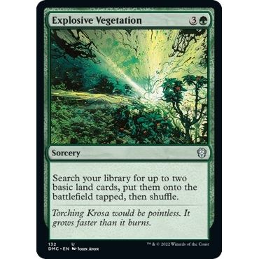 Image for Explosive Vegetation (132) (DMC) - Magic: The Gathering