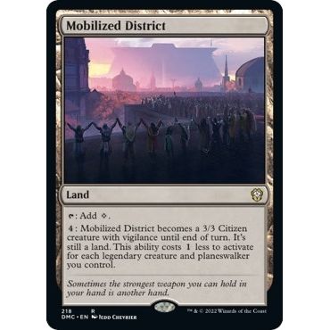 Image for Mobilized District (218) (DMC) - Magic: The Gathering