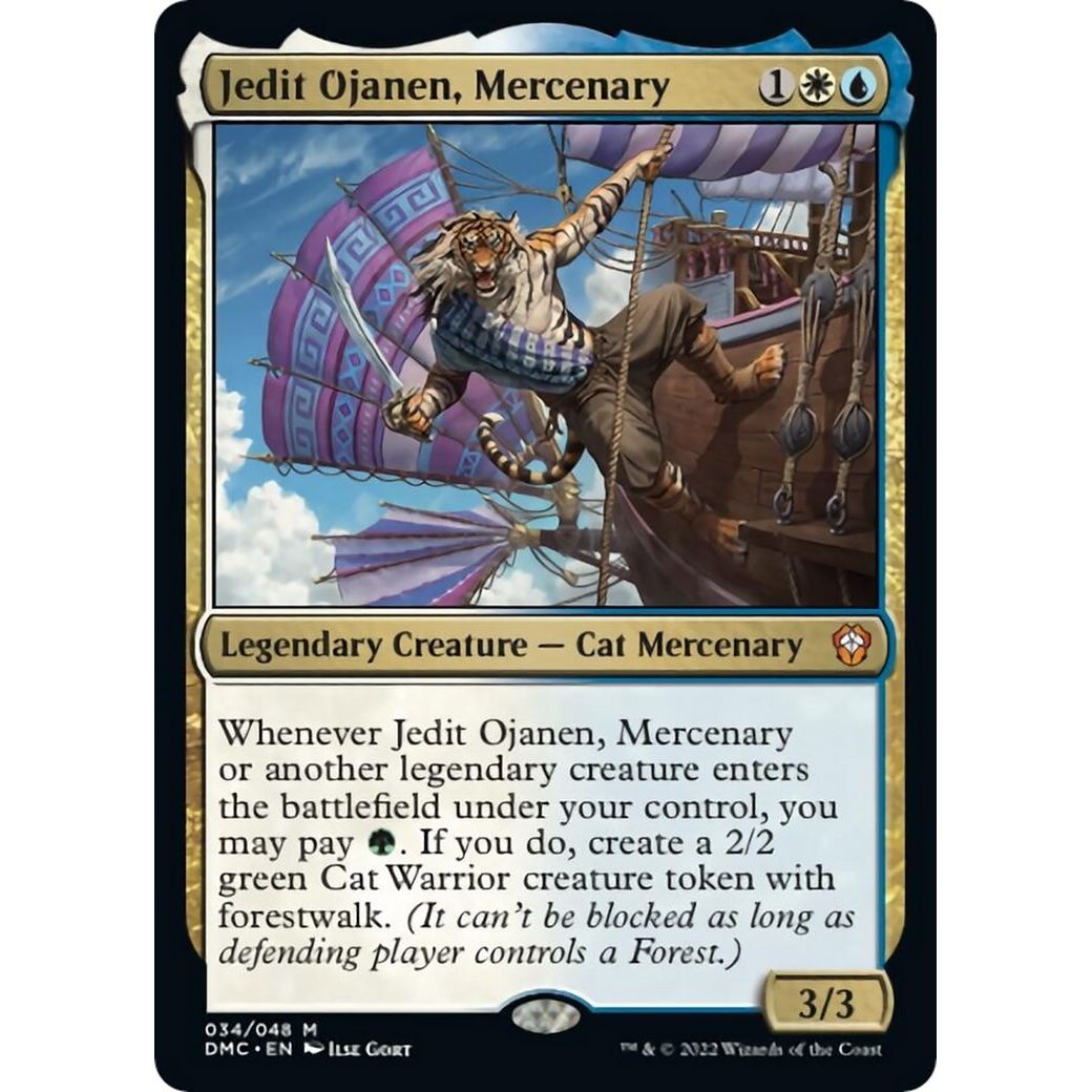 Image for Jedit Ojanen, Mercenary (34) (DMC) - Magic: The Gathering