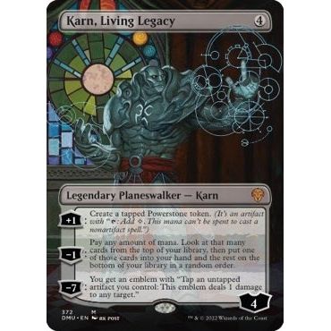 Image for Karn, Living Legacy (Borderless) (372) (DMU) - Magic: The Gathering