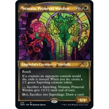 Image for Nemata, Primeval Warden (Textured Foil) (349) (DMU) - Magic: The Gathering