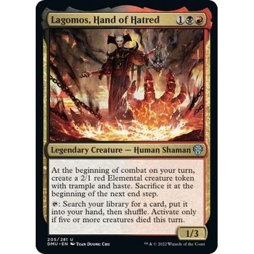 Image for Lagomos, Hand of Hatred (205) (DMU) - Magic: The Gathering