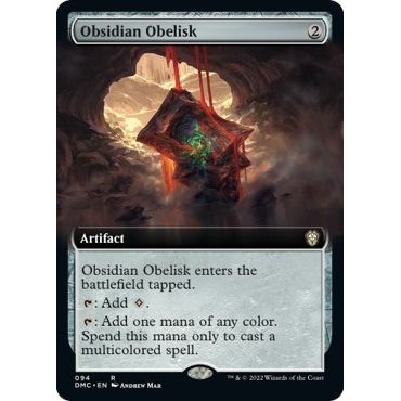 Image for Obsidian Obelisk (Extended Art) (94) (DMC) - Magic: The Gathering