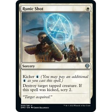 Image for Runic Shot (30) (DMU) - Magic: The Gathering