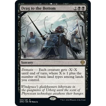 Image for Drag to the Bottom (91) (DMU) - Magic: The Gathering