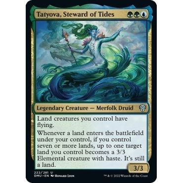 Image for Tatyova, Steward of Tides (222) (DMU) - Magic: The Gathering