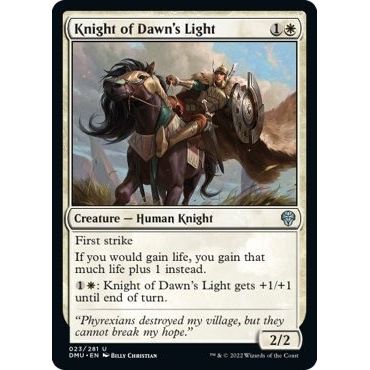 Image for Knight of Dawn's Light (23) (DMU) - Magic: The Gathering