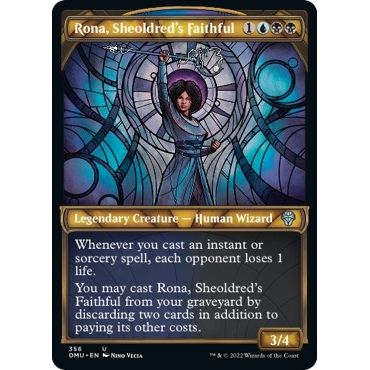 Image for Rona, Sheoldred's Faithful (Textured Foil) (356) (DMU) - Magic: The Gathering