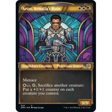 Image for Aron, Benalia's Ruin (Textured Foil) (333) (DMU) - Magic: The Gathering