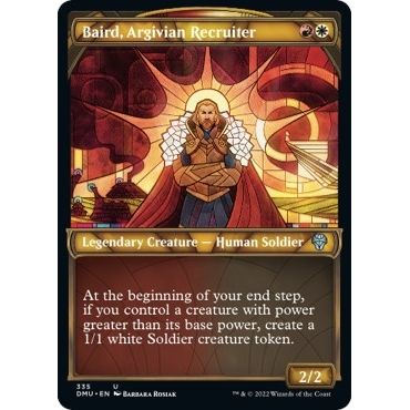 Image for Baird, Argivian Recruiter (Textured Foil) (335) (DMU) - Magic: The Gathering