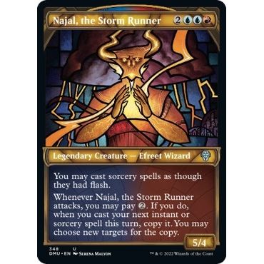 Image for Najal, the Storm Runner (Textured Foil) (348) (DMU) - Magic: The Gathering
