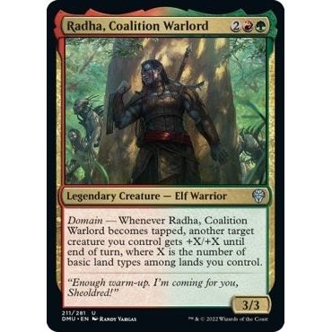 Image for Radha, Coalition Warlord (211) (DMU) - Magic: The Gathering