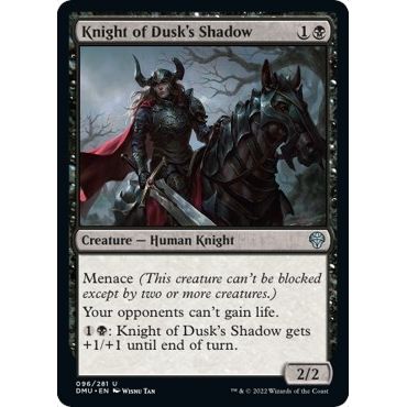 Image for Knight of Dusk's Shadow (96) (DMU) - Magic: The Gathering
