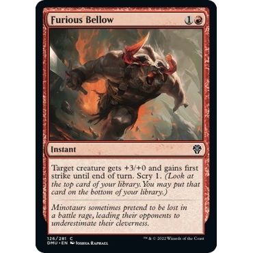 Image for Furious Bellow (126) (DMU) - Magic: The Gathering