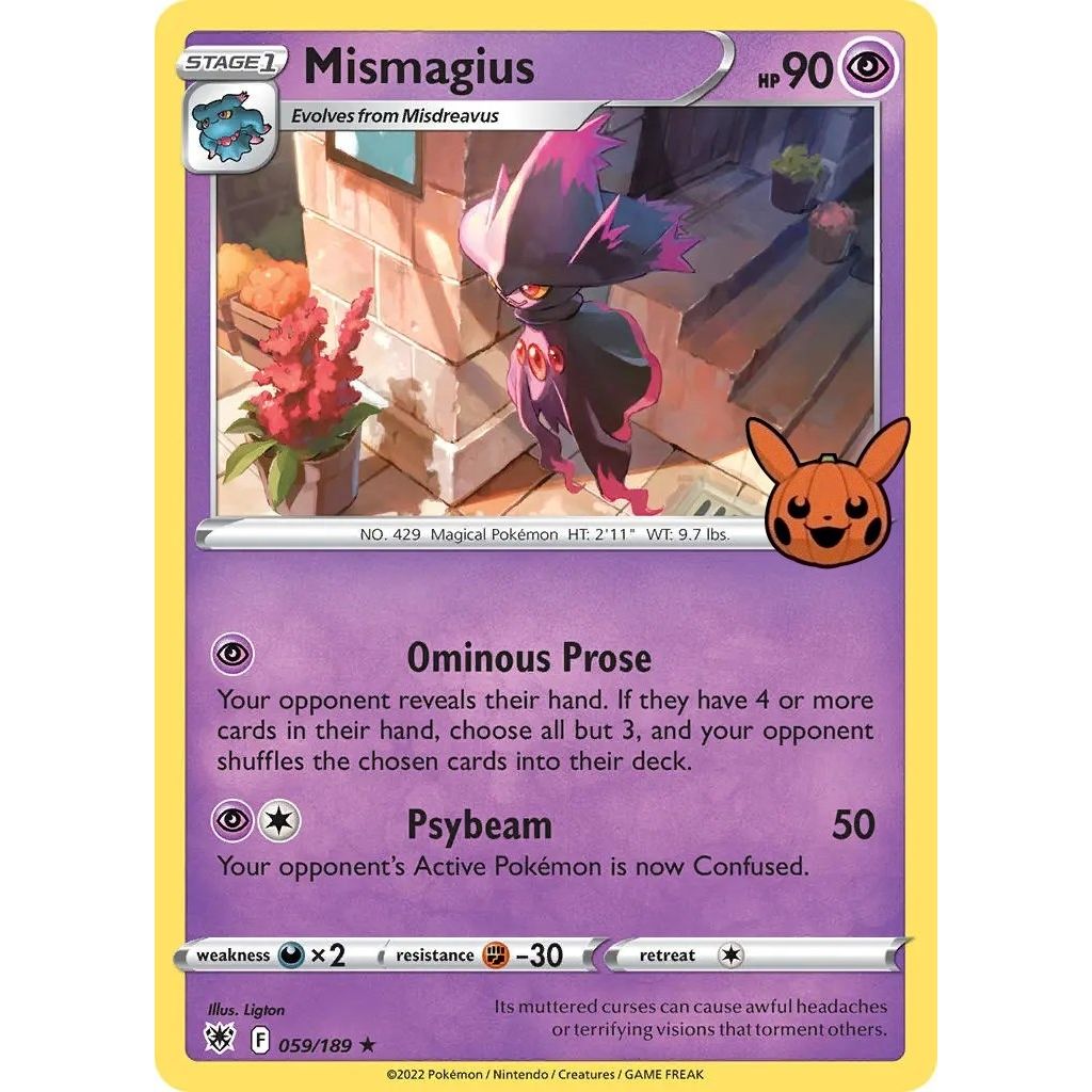 Image for Mismagius (059/189) (TTBB) - Pokemon