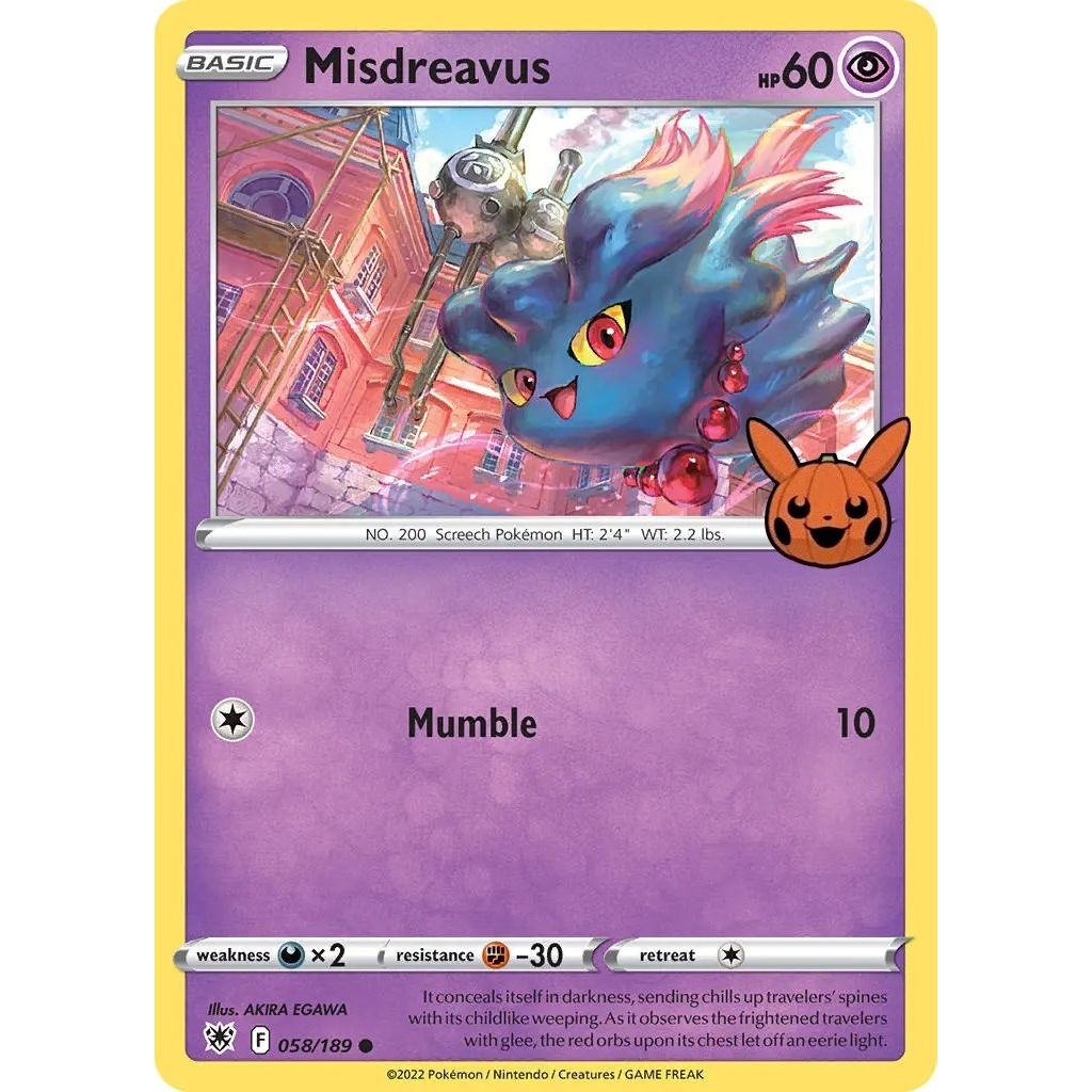Image for Misdreavus (058/189) (TTBB) - Pokemon