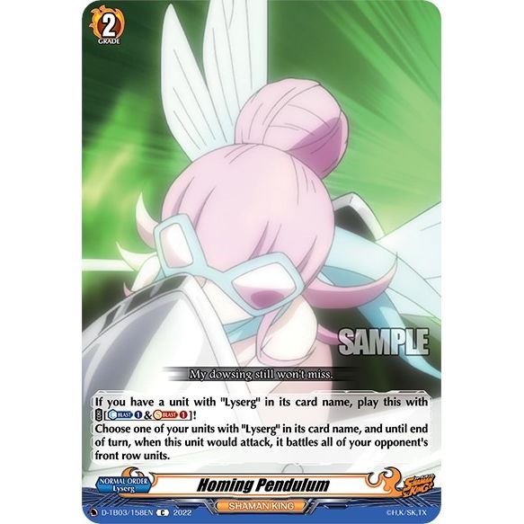 Image for Homing Pendulum (D-TB03/158EN) (D-TB03) - Cardfight Vanguard