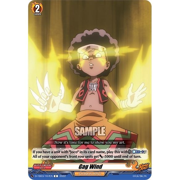 Image for Gag Wind (D-TB03/167EN) (D-TB03) - Cardfight Vanguard