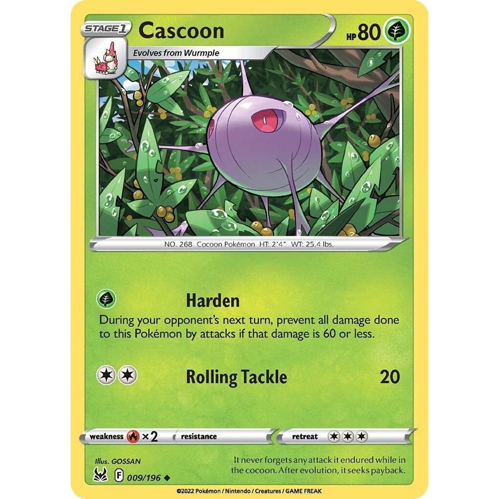 Image for Cascoon (009/196) (SWSH11) - Pokemon