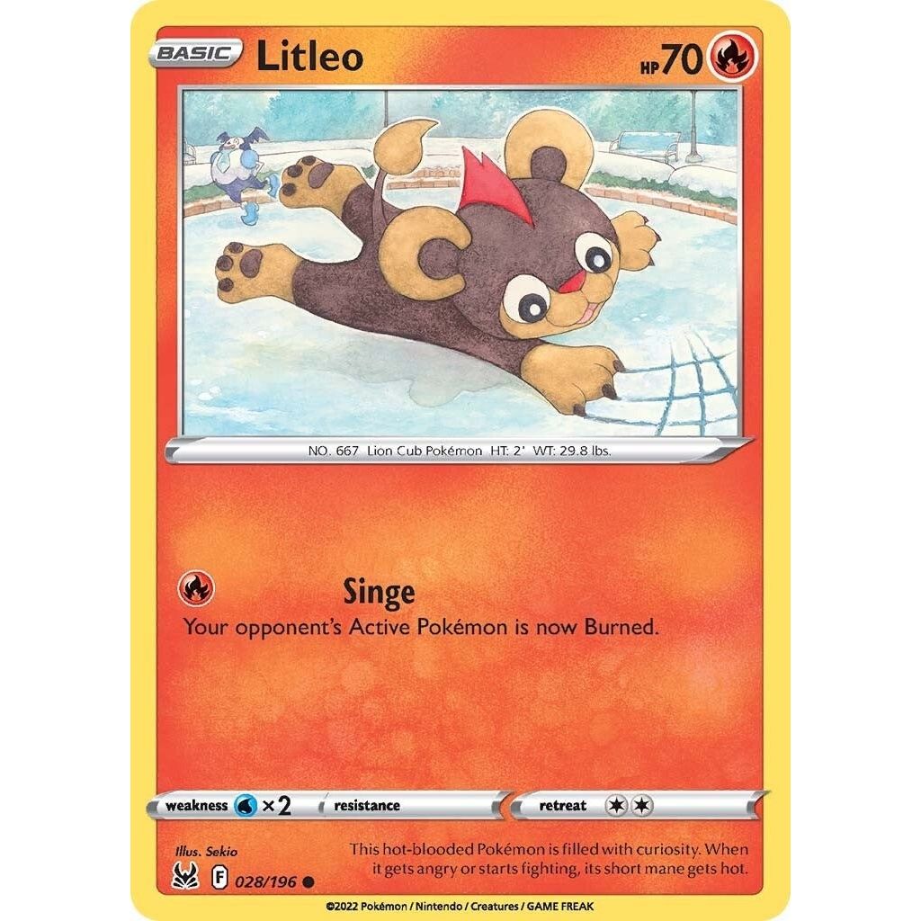 Image for Litleo (028/196) (SWSH11) - Pokemon