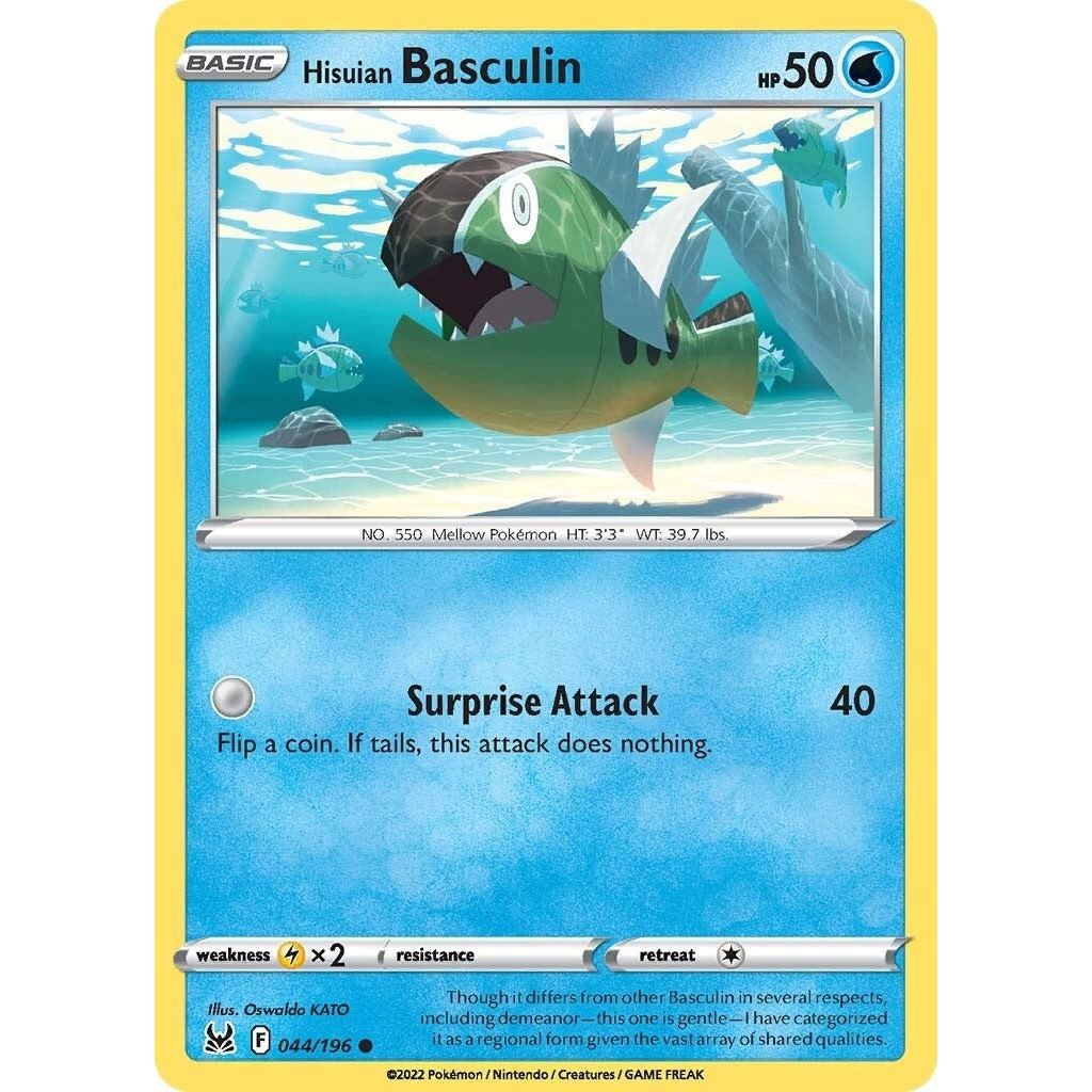Image for Hisuian Basculin (044/196) (SWSH11) - Pokemon