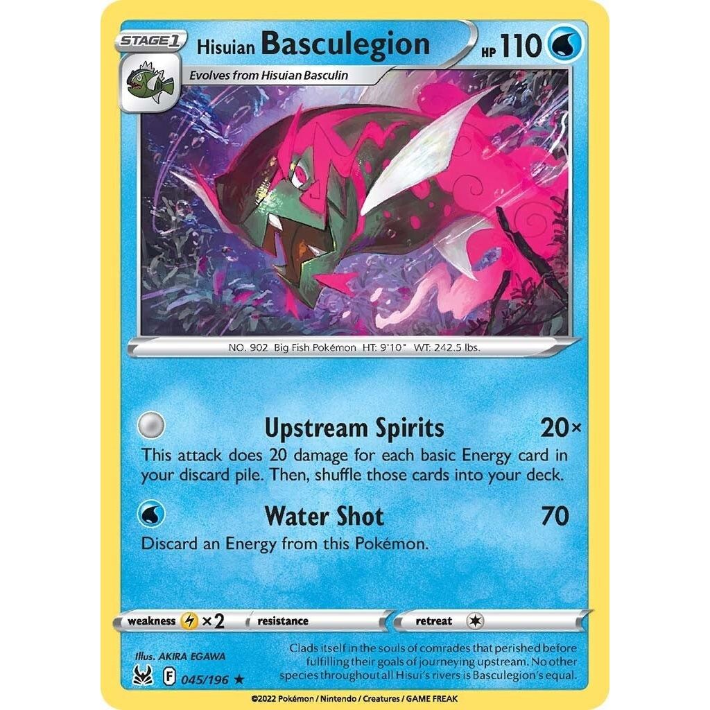 Image for Hisuian Basculegion (045/196) (SWSH11) - Pokemon