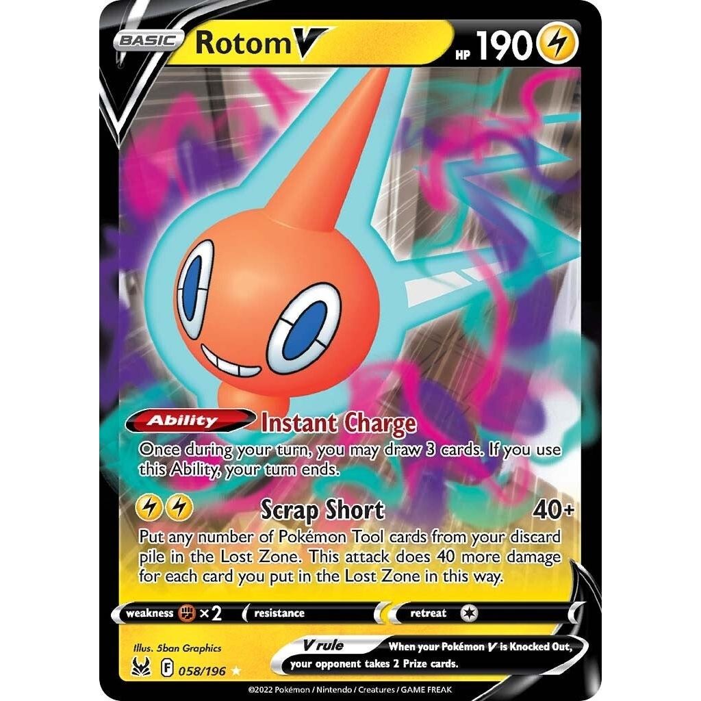 Image for Rotom V (058/196) (SWSH11) - Pokemon