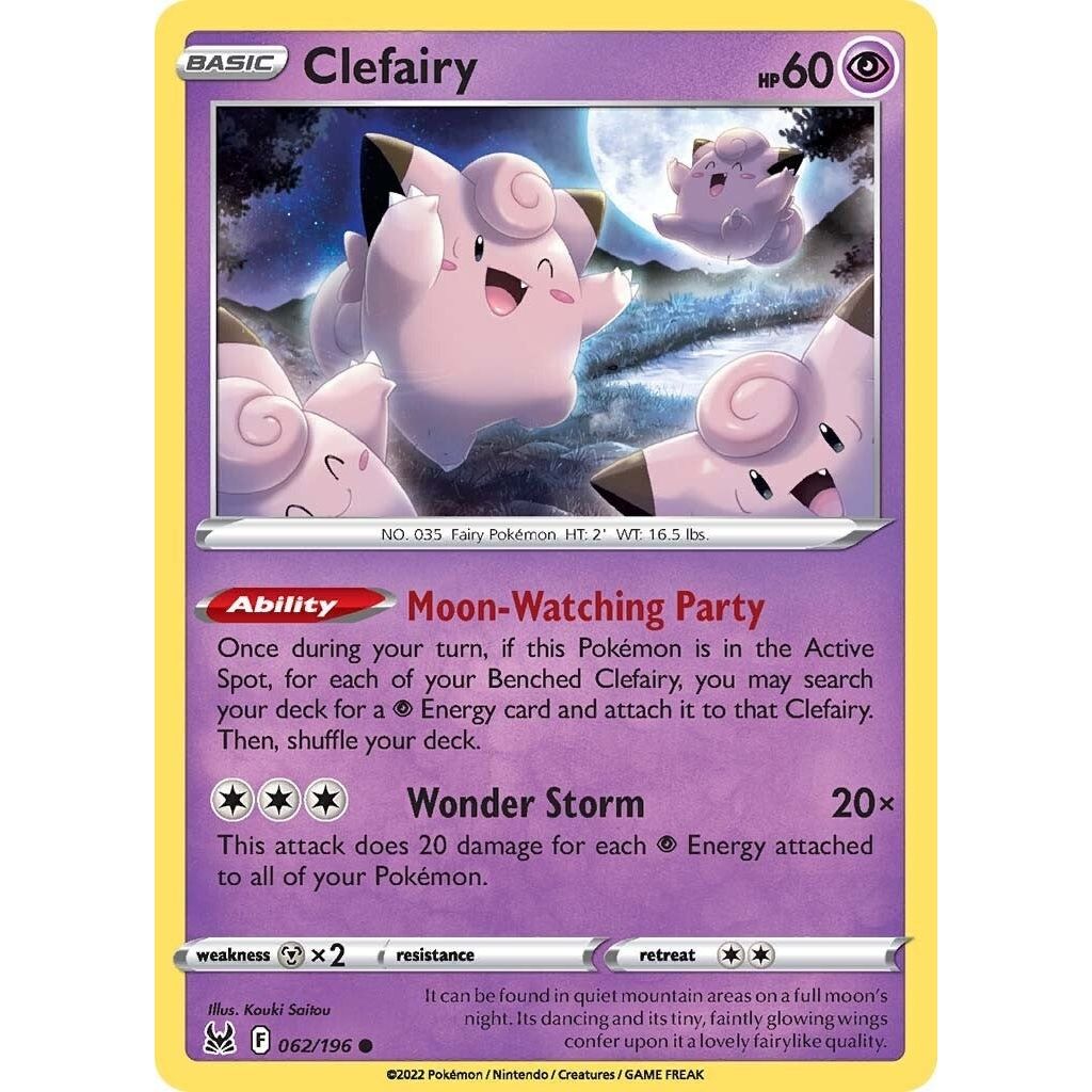 Image for Clefairy (062/196) (SWSH11) - Pokemon